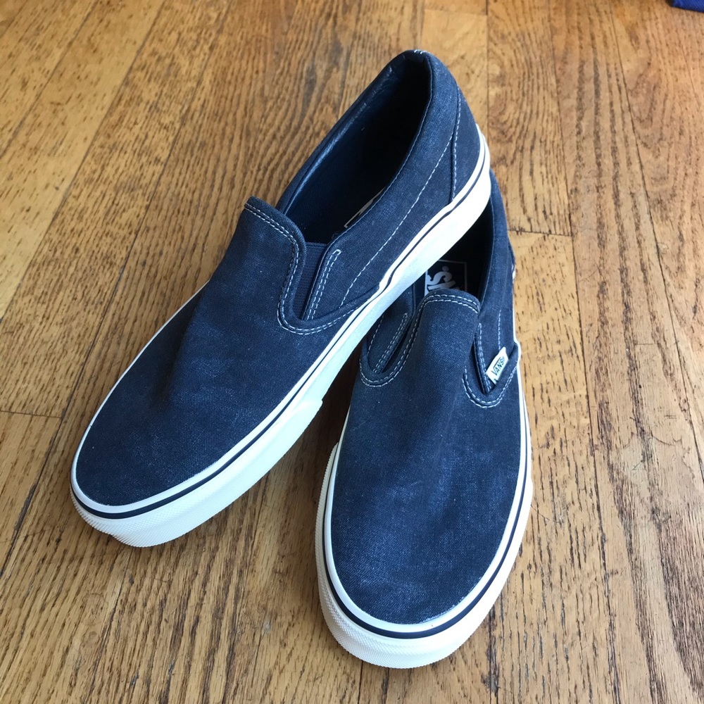 Vans for J. Crew Canvas Classic Slip-on Sneakers